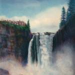 Snoqualmie Falls; Colored Pencil by Sally Rackets. Visit the Art Gallery of Sno Valley in downtown Snoqualmie to see impressive works of art from talented local artists.