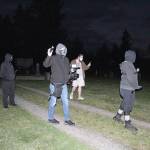 The first part of Cascadia Paranormal Investigations exploration of the Black Diamond Cemetery involved trying to find all the non-paranormal explanations for the phenomenon some people have reported at the site before sitting down with their arsenal of electronics to find any evidence of ghosts or spirits. Photos by Ray Miller-Still