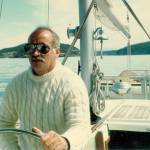 Gary Parks sits at the helm of his 41-foot sailboat not long before his death in 1987. (Family photo)