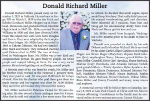 Donald Richard Miller | Obituary