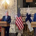 Finnish President Sauli Niinistö and Gov. Jay Inslee. (Courtesy of the Office of the Governor)