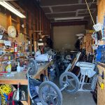 This storage unit is designated to repair hard-good items before they go out to a family. (Photo by Cameron Sires)