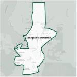 This map displays the area Metro Flex can take a rider within Issaquah and Sammamish. (Courtesy of City of Issaquah)