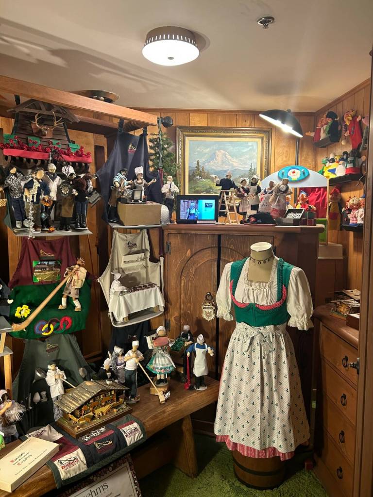 Memorabilia in Juliuss home on the top floor of Boehms Candies in Issaquah. (Photo by Cameron Sires/Sound Publishing)