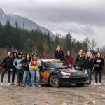 The all-womens class is not strictly for aspiring professional drivers. Women who have signed up so far include car enthusiasts, stunt women, bus drivers and a mom looking to be more comfortable driving in ice and snow.(Photos courtesy of Dirtfish)