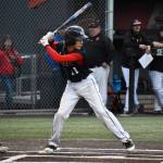 Mason Duppenthaler at the plate for Lindbergh. Ben Ray / The Reporter