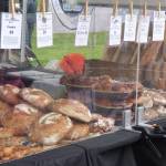 The French Guys, a bakery and coffee shop based in Seattle, sold fresh breads and pastries. (Cameron Sires/ Sound Publishing)