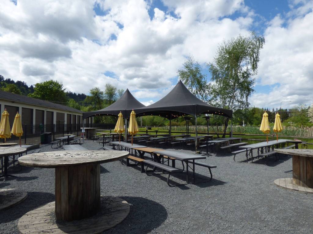 Formula Brewing beer garden. (Cameron Sires/ Sound Publishing)