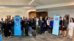 All the prosecutors (left) and KPA leadership and electeds (right). Courtesy photo