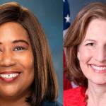 Competing for the 8th Congressional District: Carmen Goers, left, and Kim Schrier. COURTESY PHOTOS