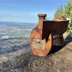 Photo courtesy of Tami Asars
The Bob Rivers Memorial Bench at Poo Poo Point.