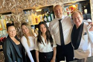 Laughter, conversation and shared songs fill Rimini Restaurant, where guests and staff creating joyful Italian moments together on Kirklands waterfront.