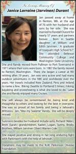 Janice Durant | Obit
