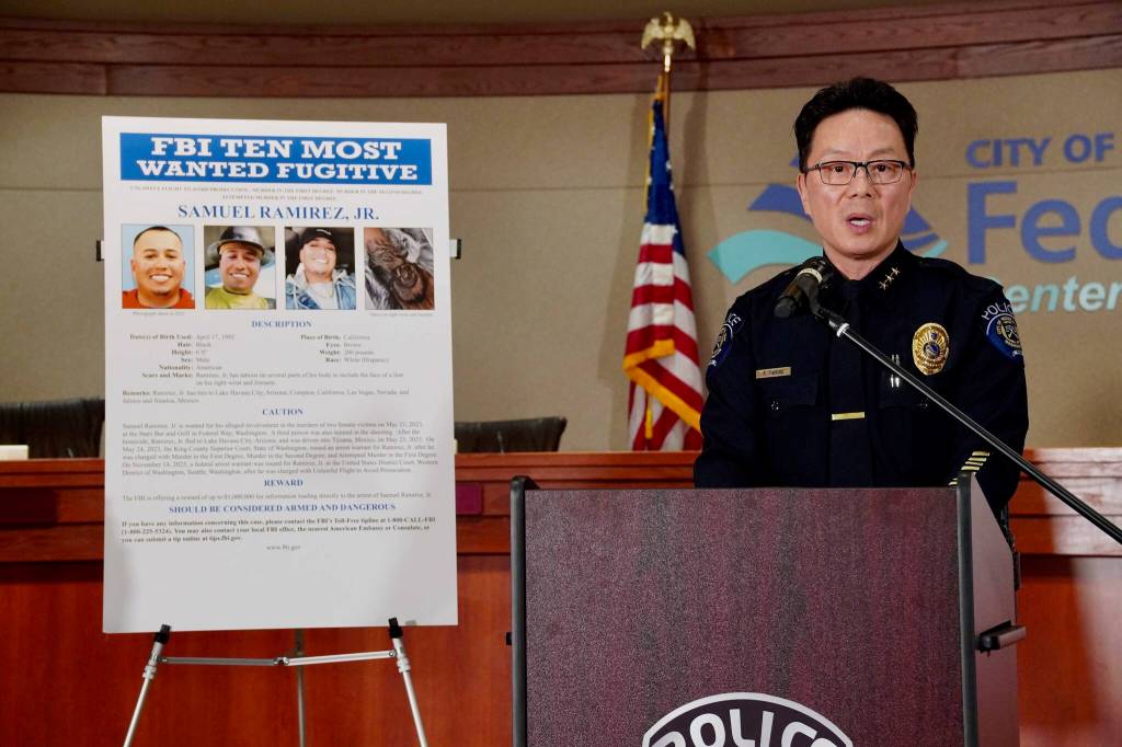 Federal Way Police Department Chief Andy Hwang. Photo by Joshua Solorzano/The Mirror.