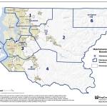 South King County  seen here in districts 3 and 4  account for a large chunk of the unincorporated roads that the countys Roads Division maintains. Image courtesy King County