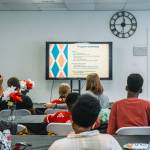 Participants in the Digital Navigator Program hear a summary at the celebration of the completion of the program in 2025. Courtesy photo