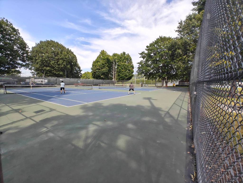 Liberty Park tennis courts. Ben Ray / The Reporter